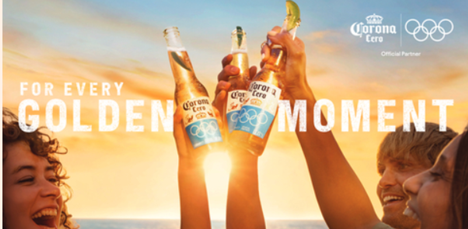 Corona Cero heroes alcohol-free beer at Olympics