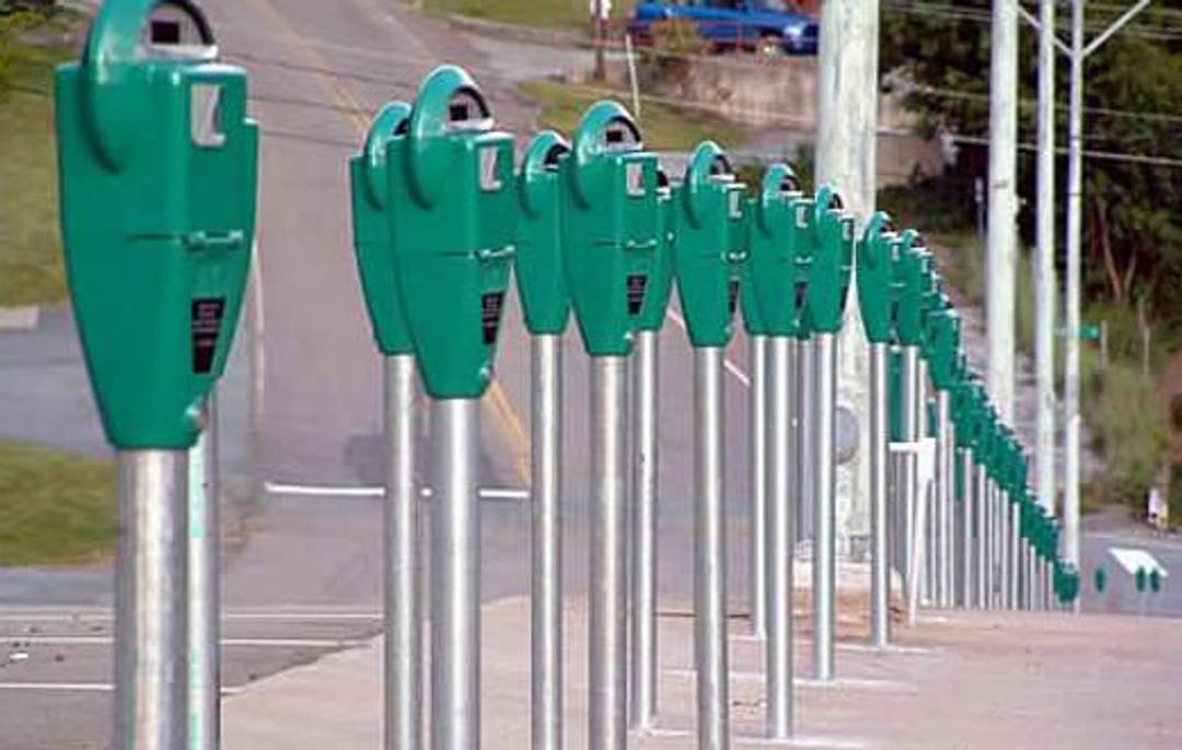 Textable parking meters