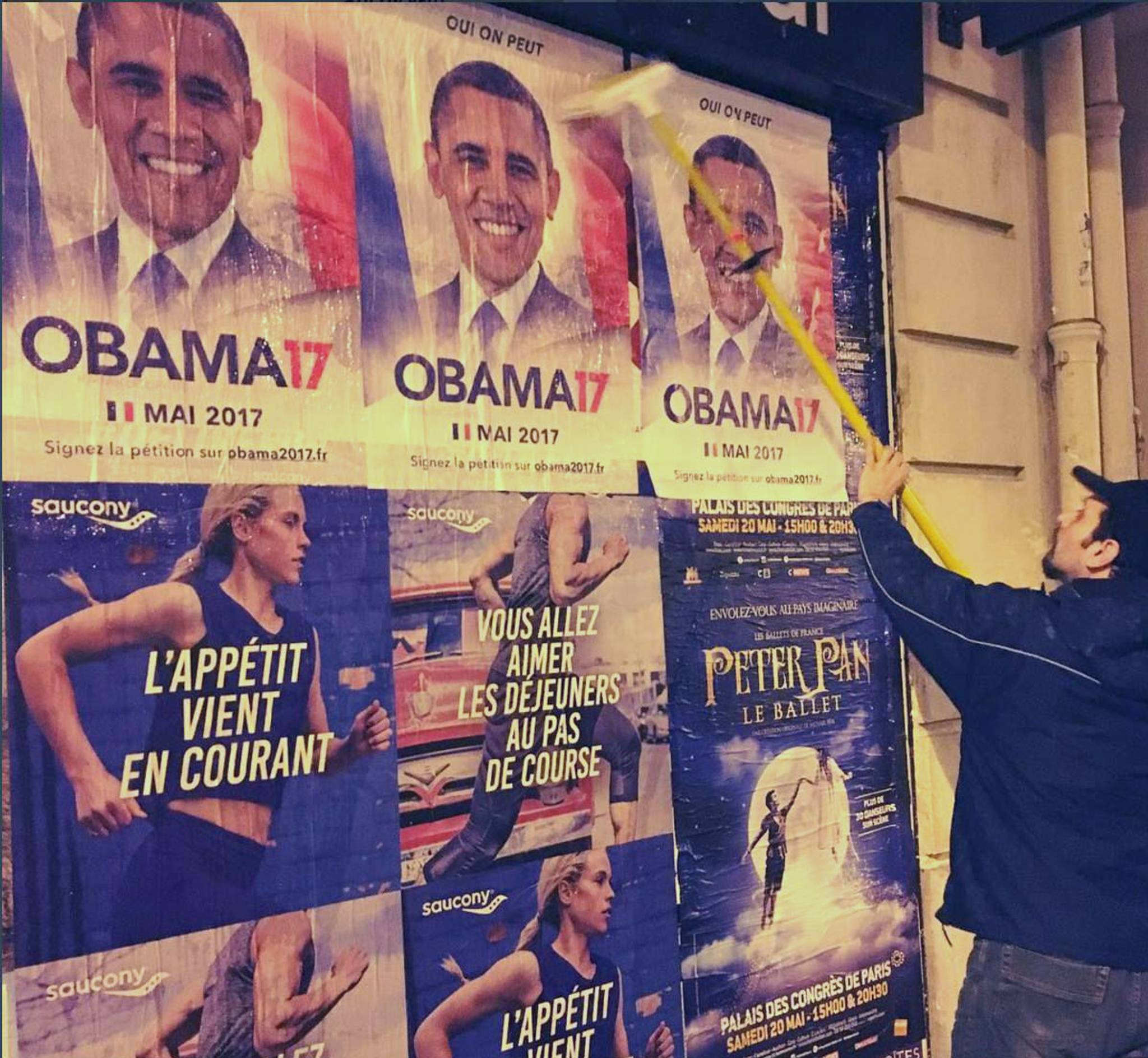 Online campaign calls for Obama to lead France