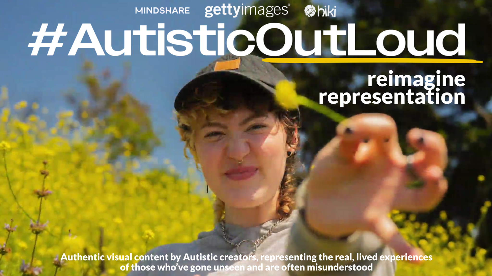 Getty Images and Hikki create #AutisticOutLoud scheme