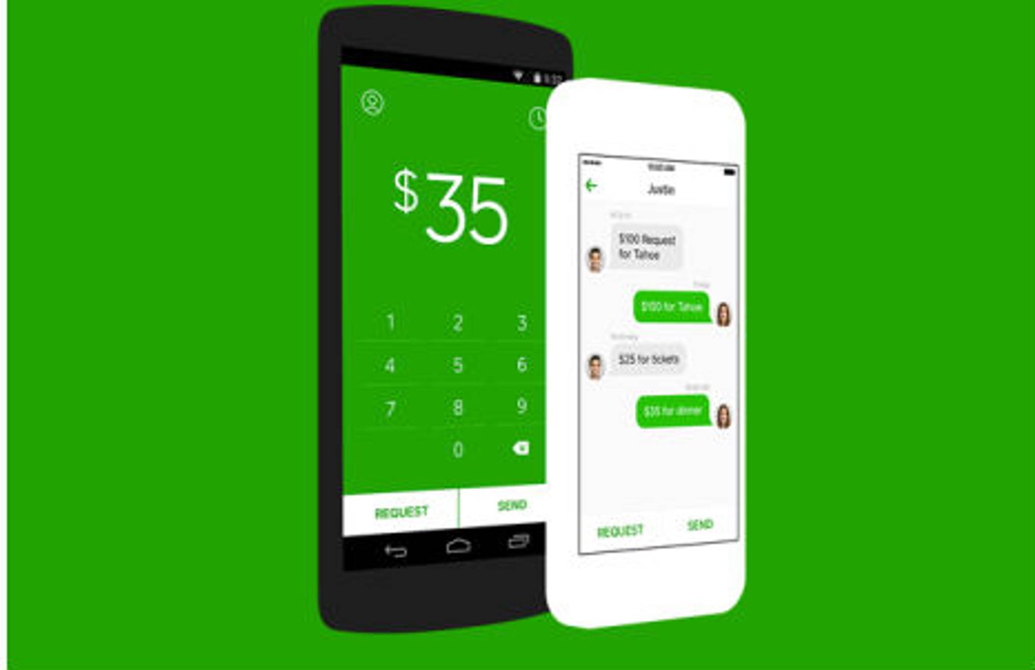 Text or email money with Square's Cash app