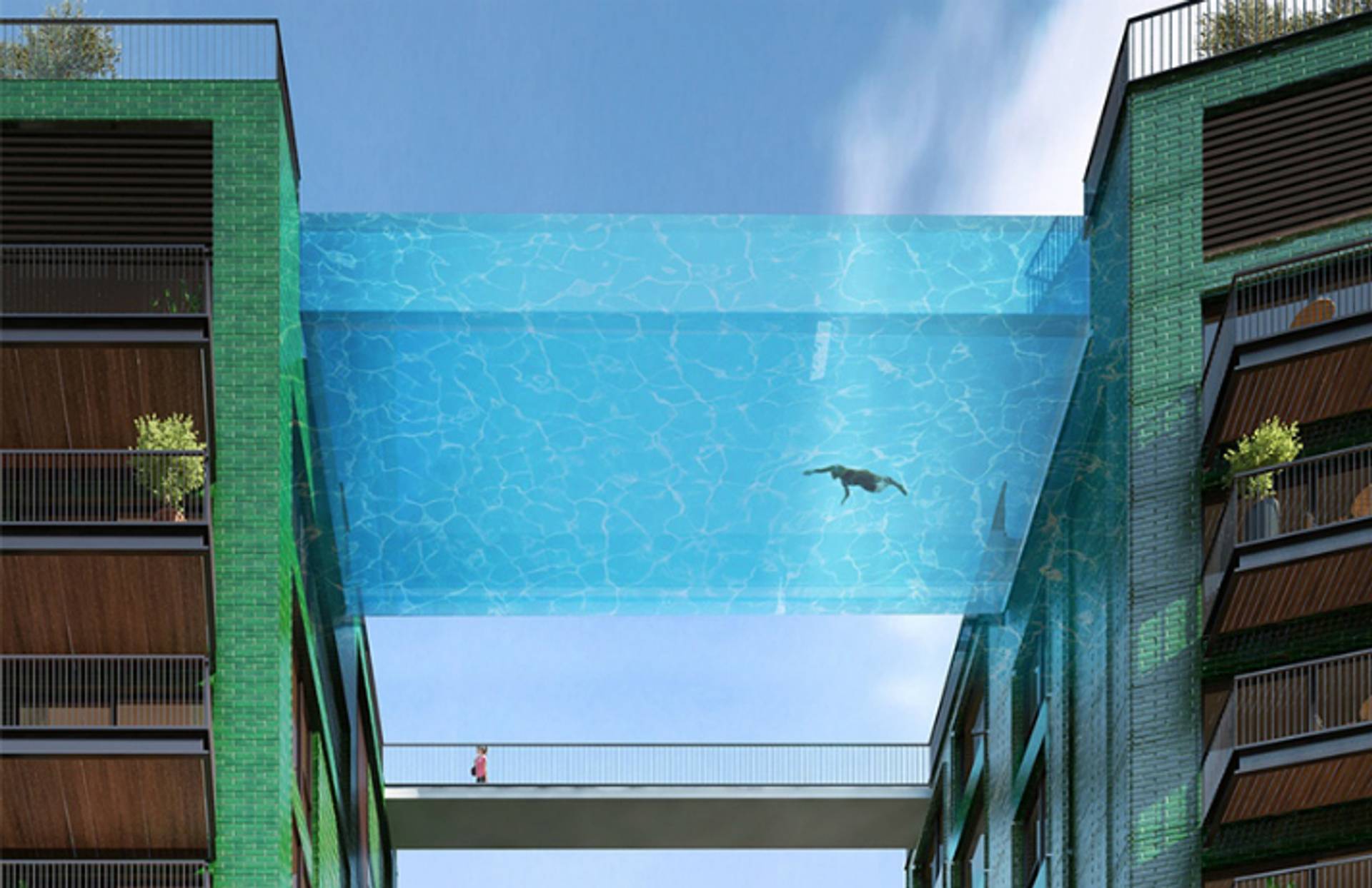 Sky pool will bridge luxury London apartments