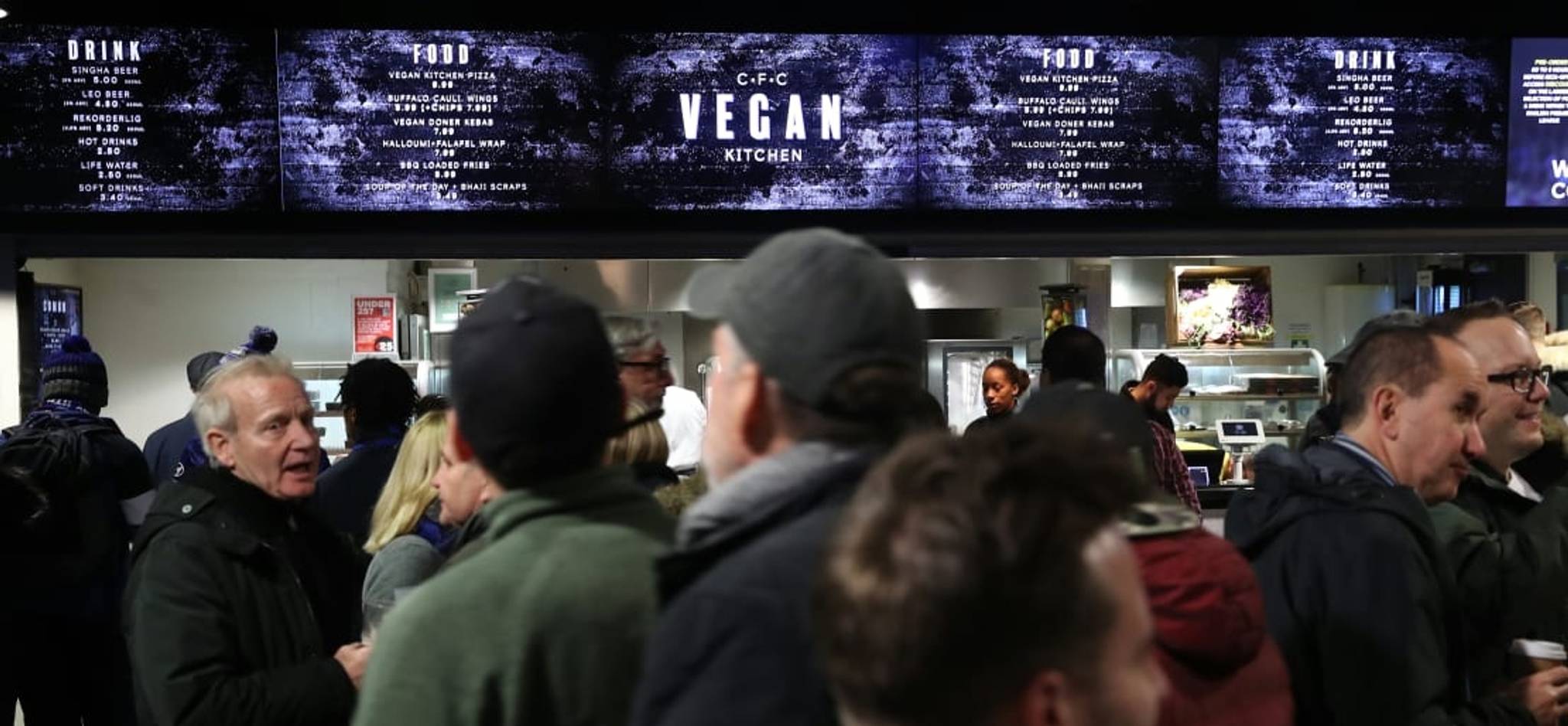 Chelsea FC upgrades halftime fare with plant-based menu