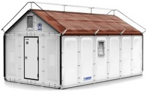 IKEA's solar-powered refugee shelters