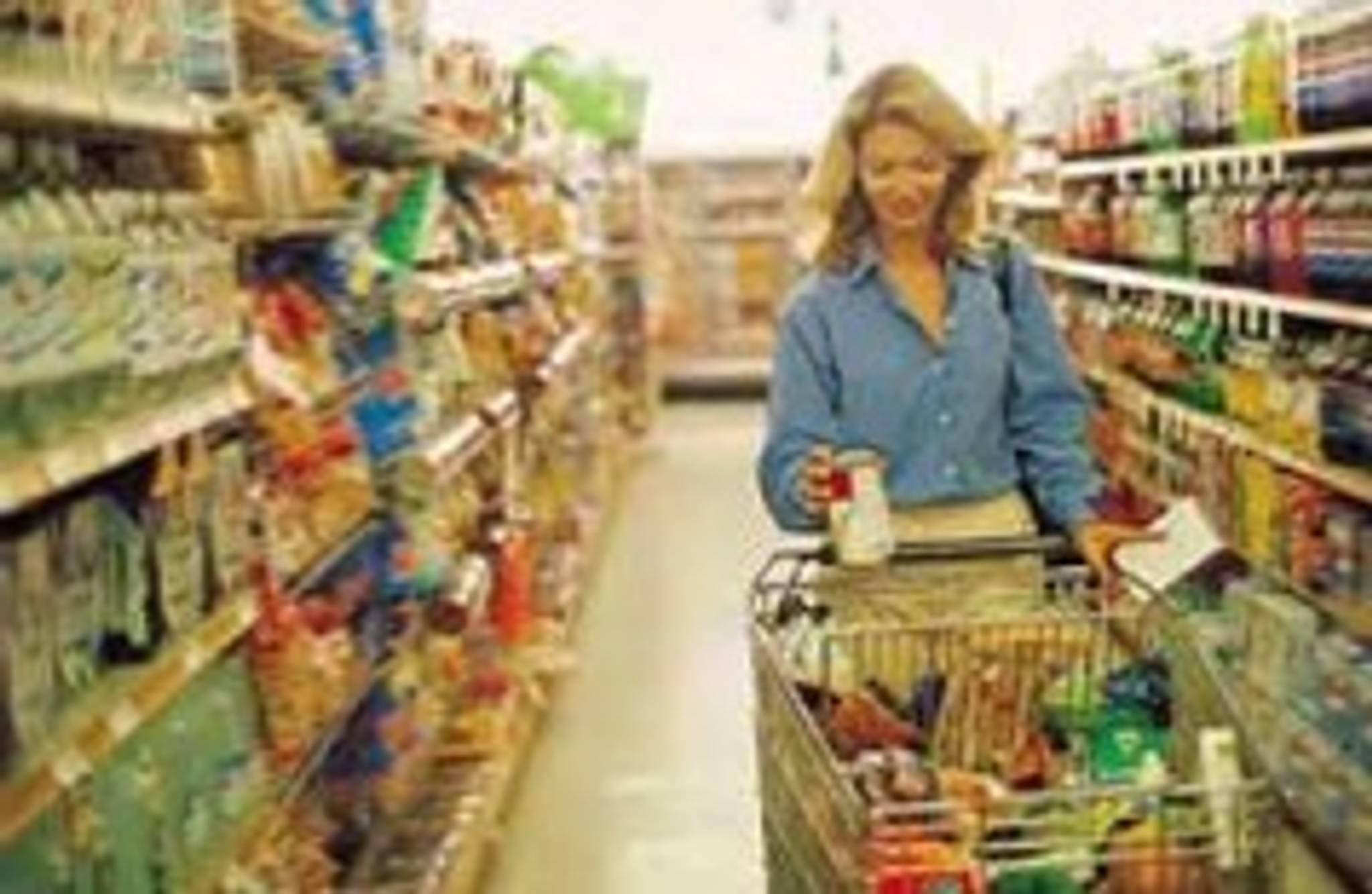 Consumers buying eco-packaged food