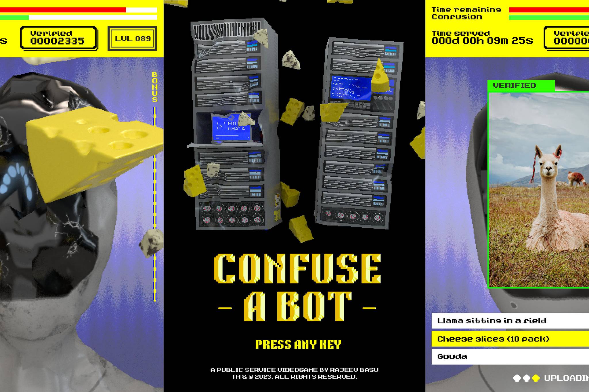 Video game tags web images as cheese to confuse AI
