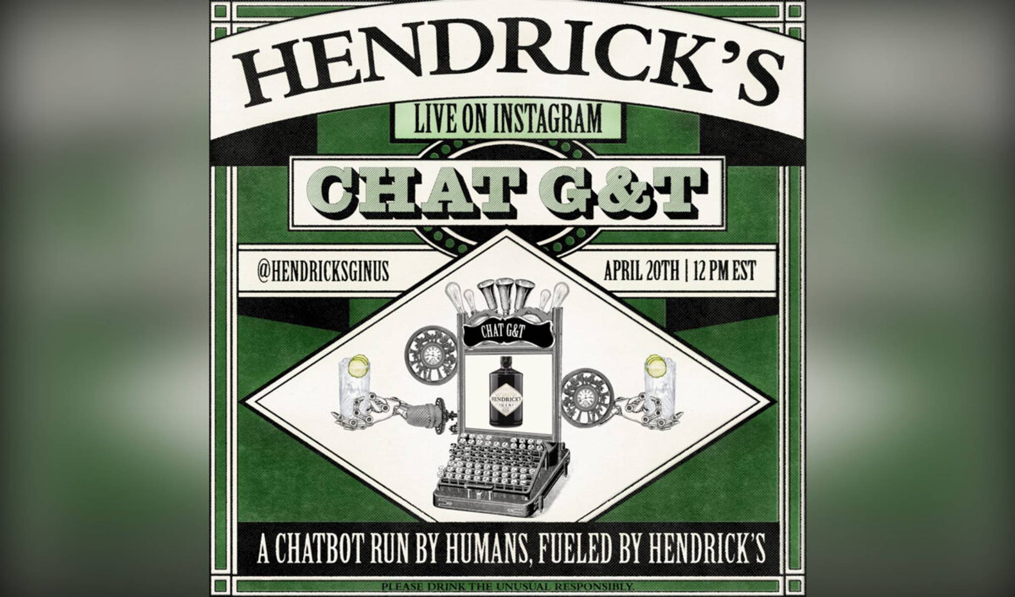 Hendrick's Gin uses humour to address AI panic