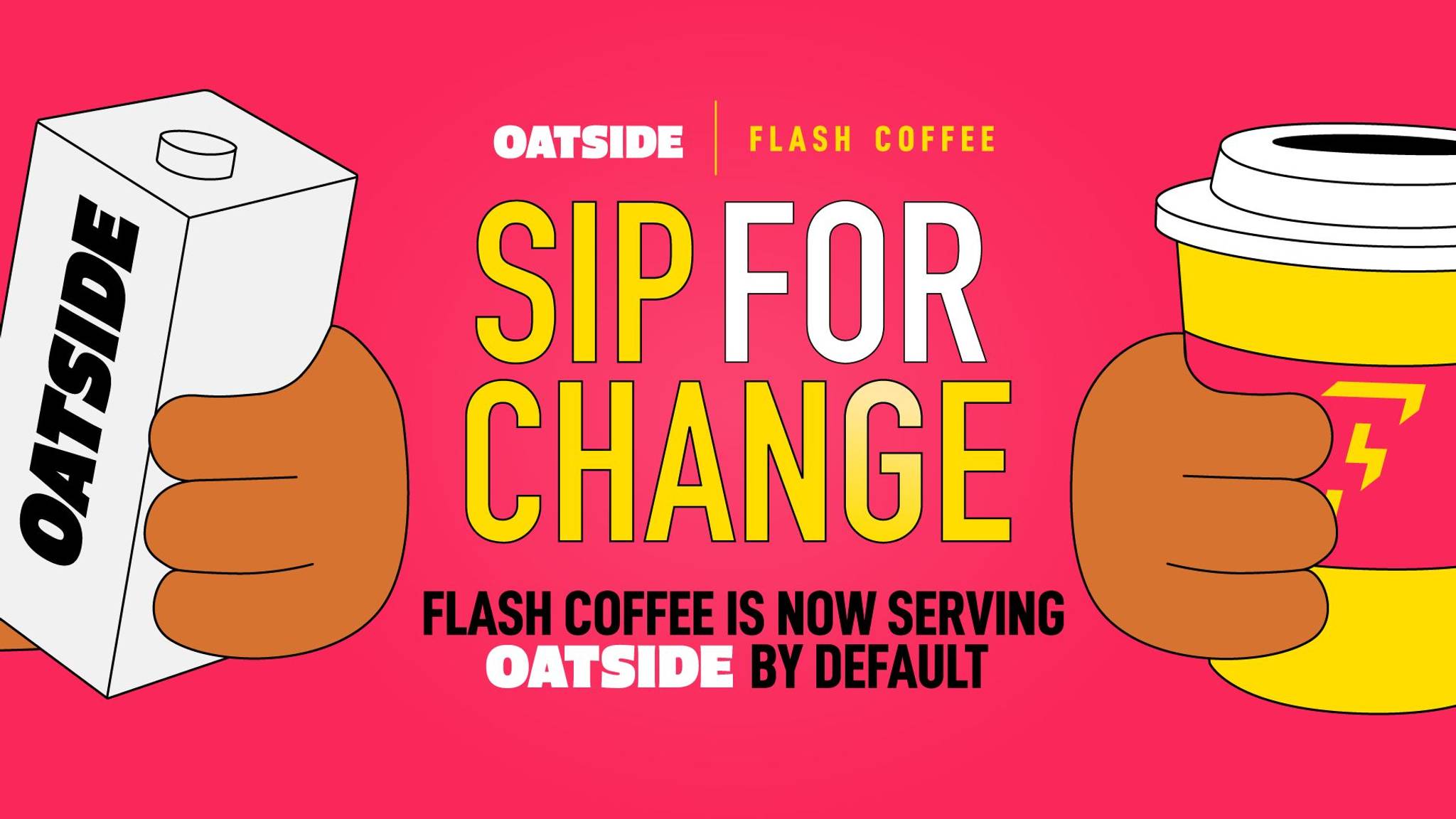 Singapore's Flash Coffee offers oat milk as the default