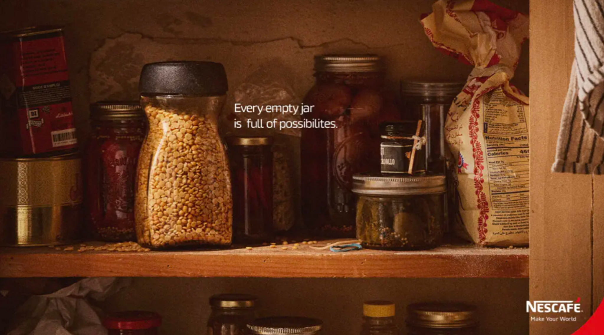 Repurposing old Nescafé jars offers easy sustainability