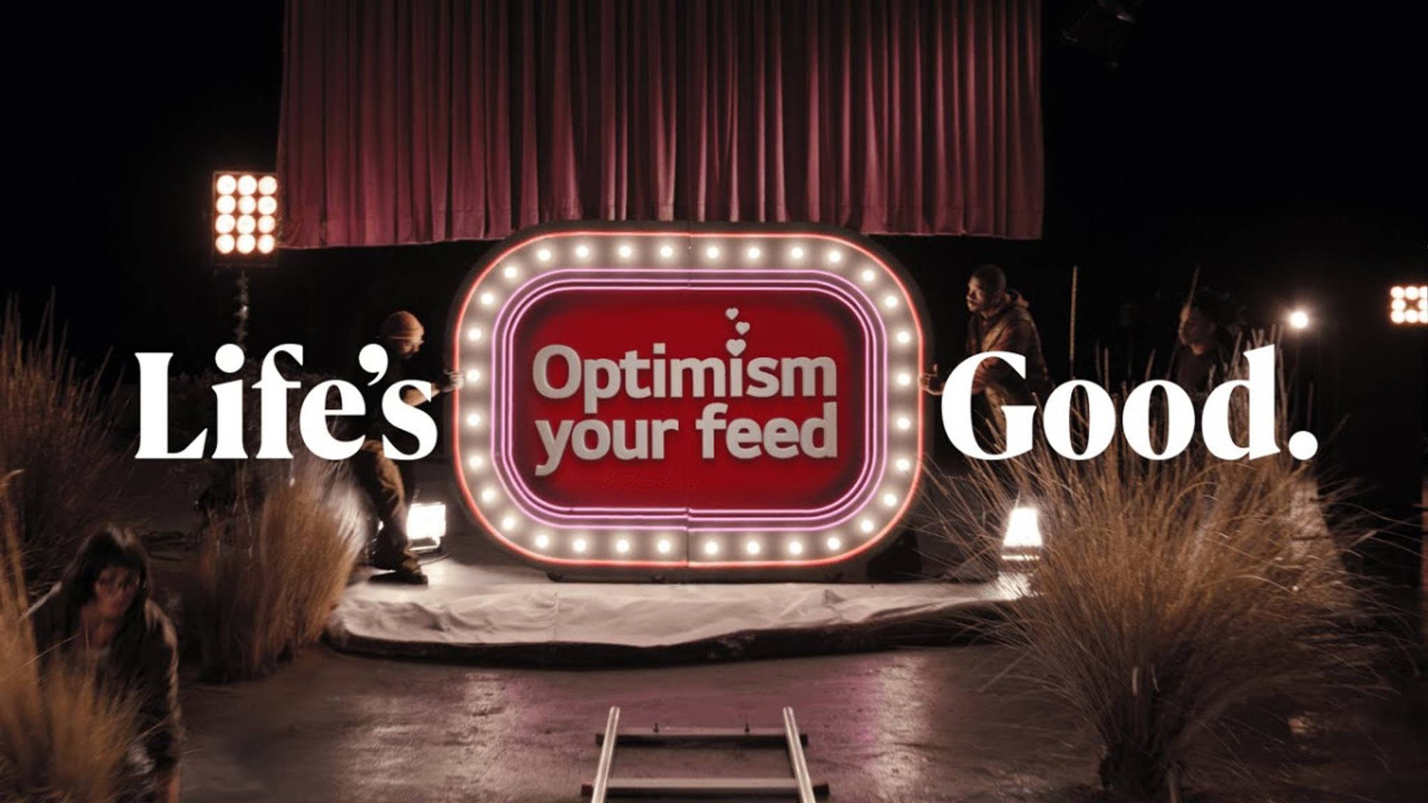 LG optimises social media feeds for positivity