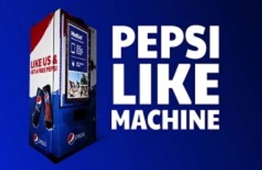 Pepsi's Facebook 'Like' machine