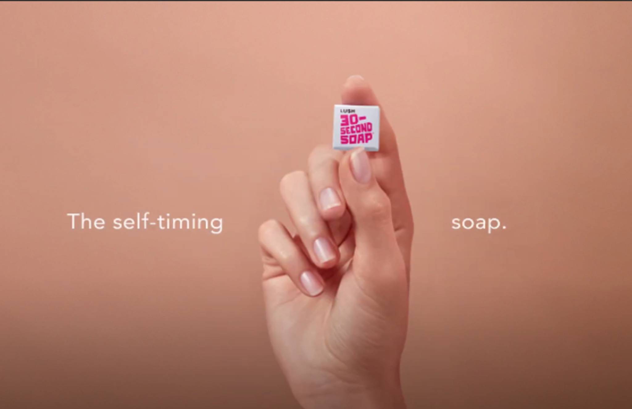 Lush’s 30 second soap nudges healthy hand-wash habit