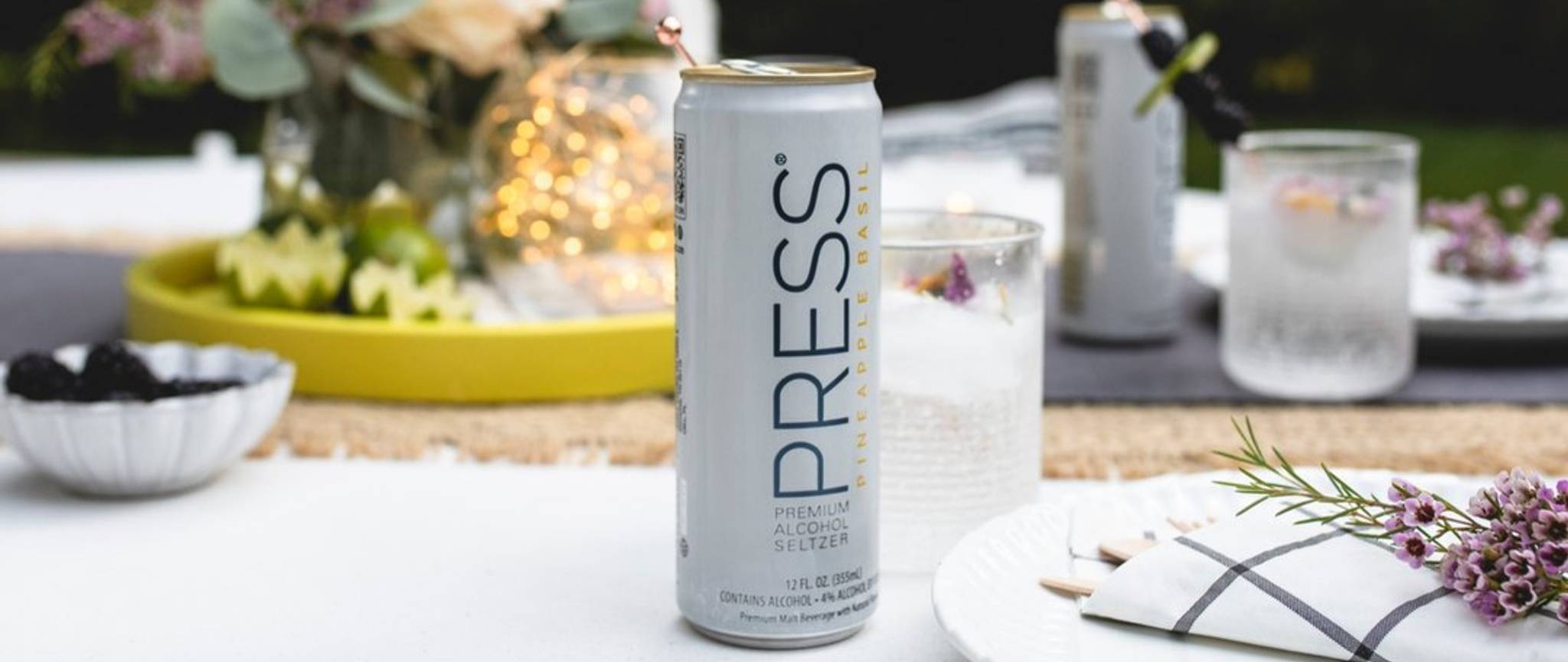 PRESS: hard seltzer for experimental drinkers