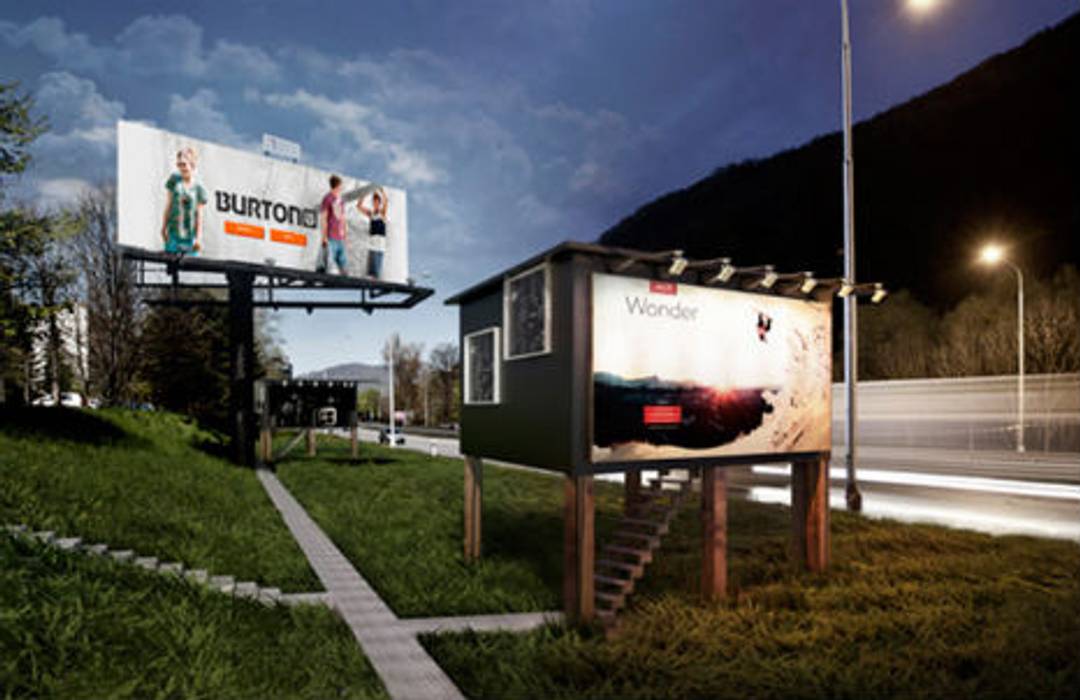 Billboards that house the homeless