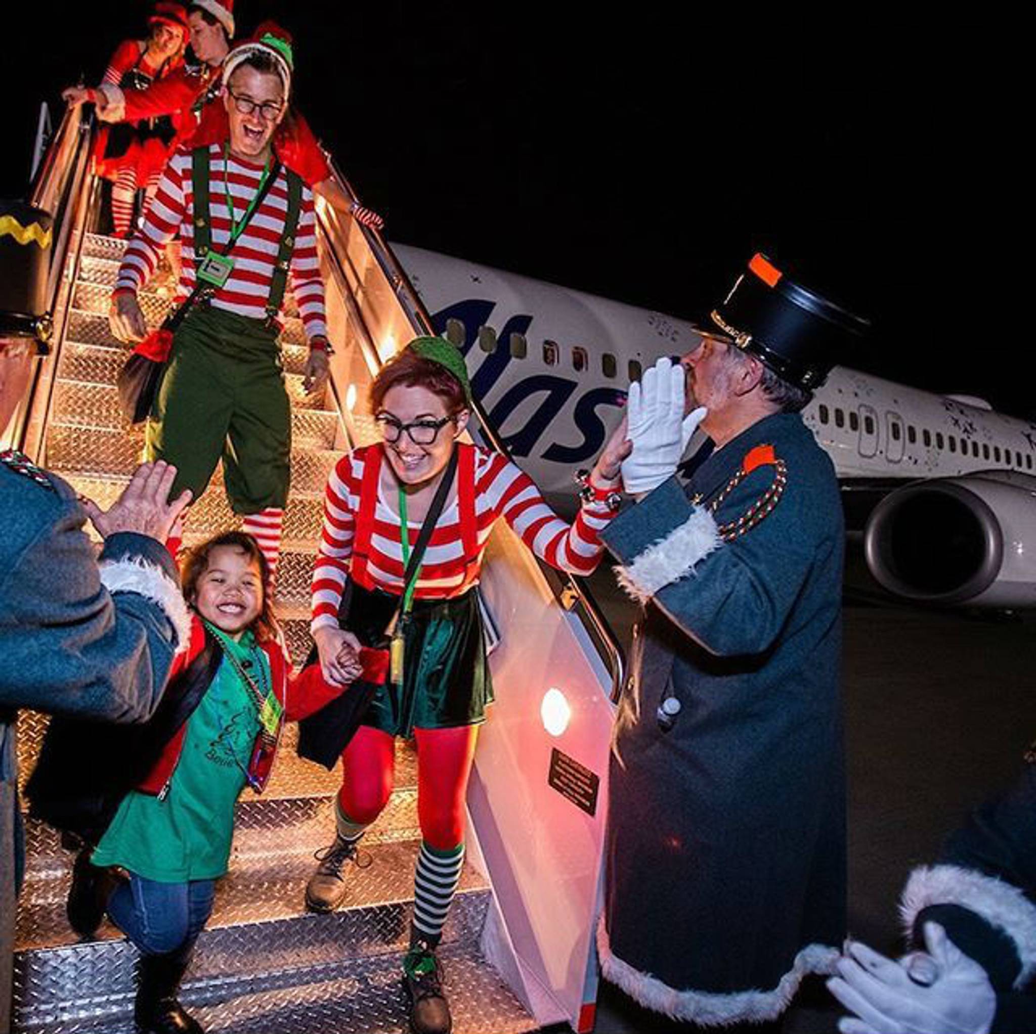 Alaska Airlines brings stress relief to festive flyers