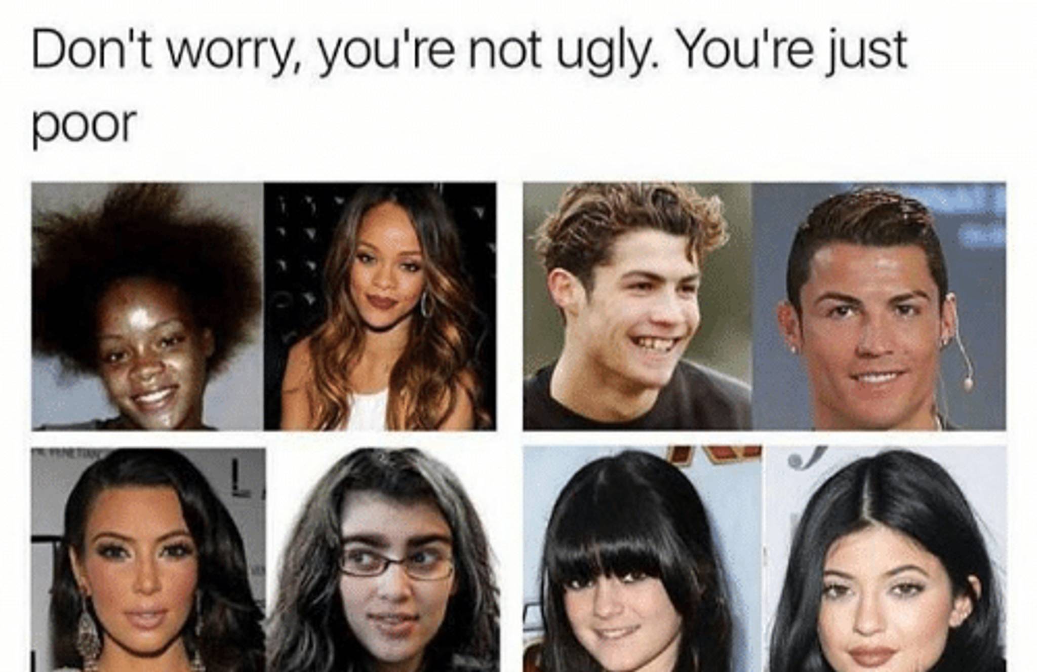 ‘I’m not ugly, I’m poor’ meme lets people embrace flaws 