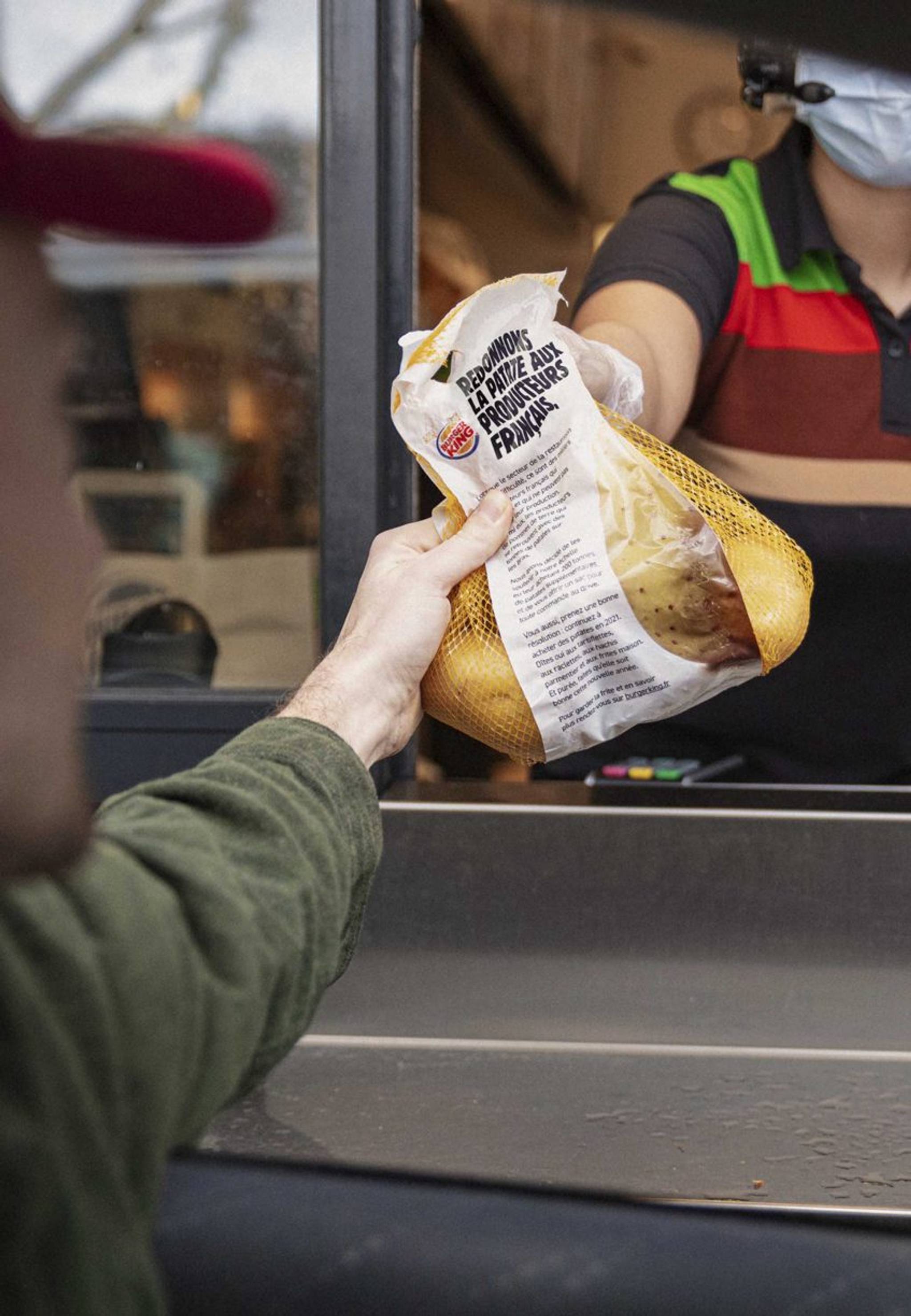 Burger King potato giveaway supports French farmers