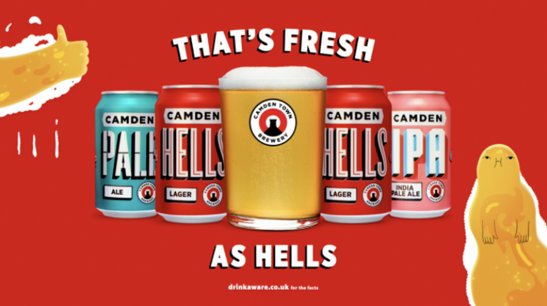 Hyper-local identity inspires Camden Town Brewery ad