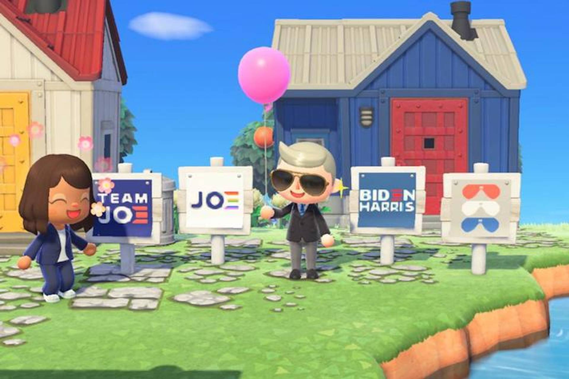 Biden yard signs let 'Animal Crossing' users play politics