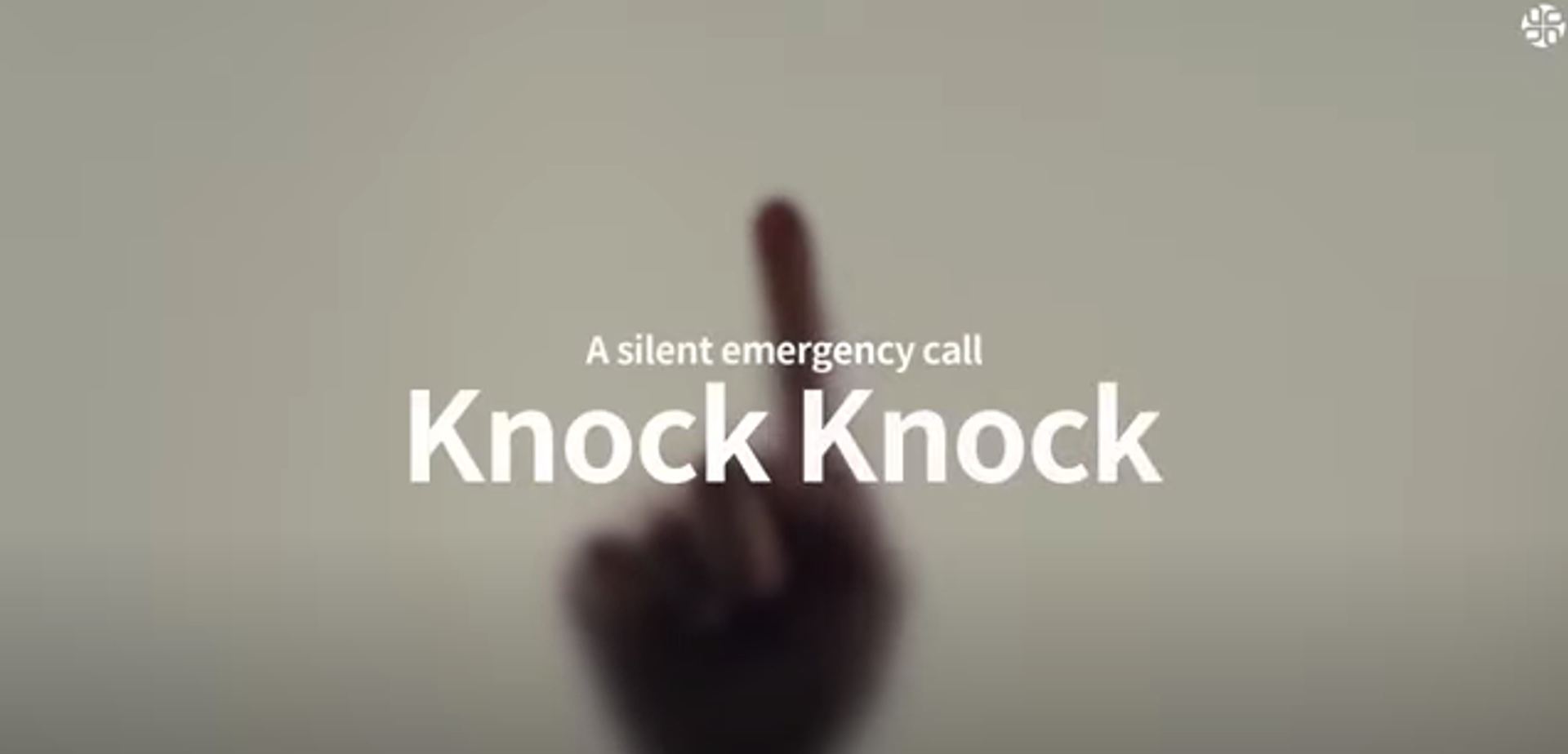 'Knock Knock' offers covert solution to domestic abuse