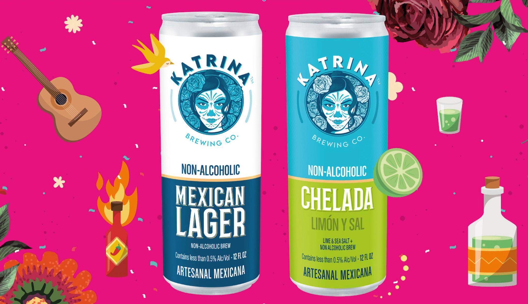 Katrina launches first Mexican 0% craft beer in the US