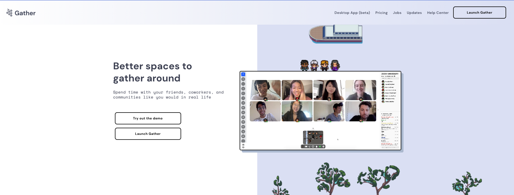 Gather.town: authentic digital socialising
