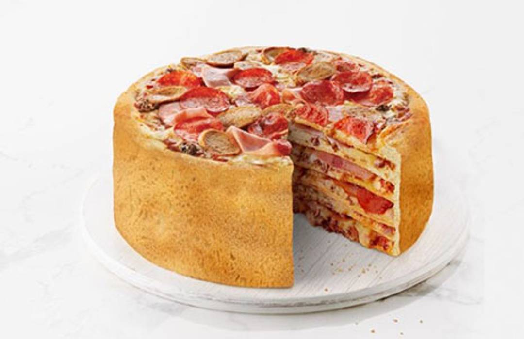 Ever wanted pizza cake to become a reality?