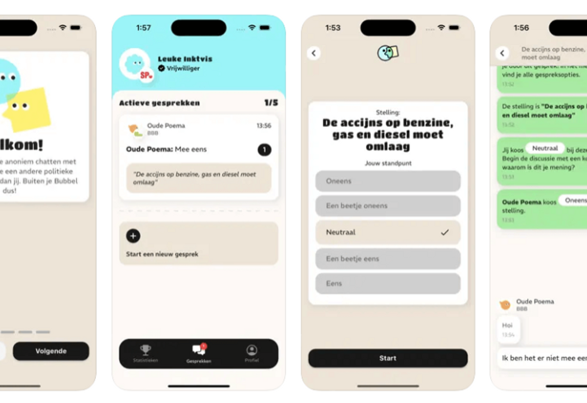 Bubbel Chat matches users with opposing political views