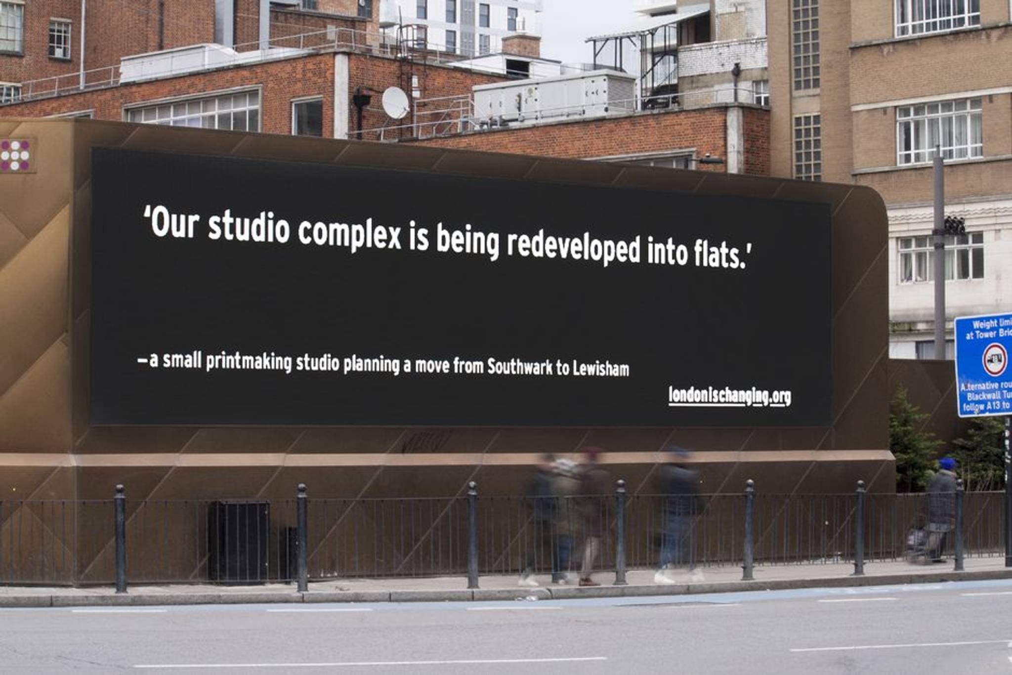 Billboards capture a changing London