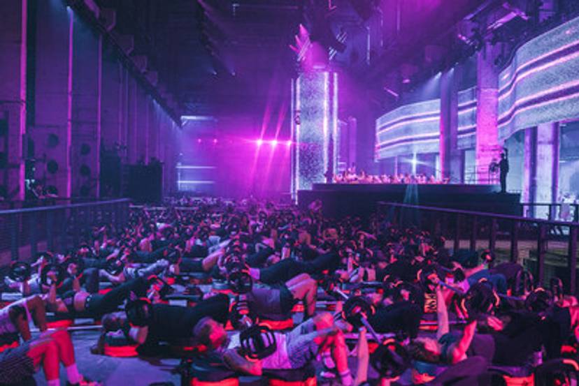 Berlin fitness rave turns club into workout festival