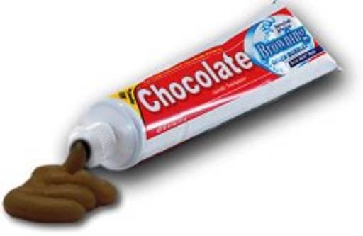 Chocolate toothpaste