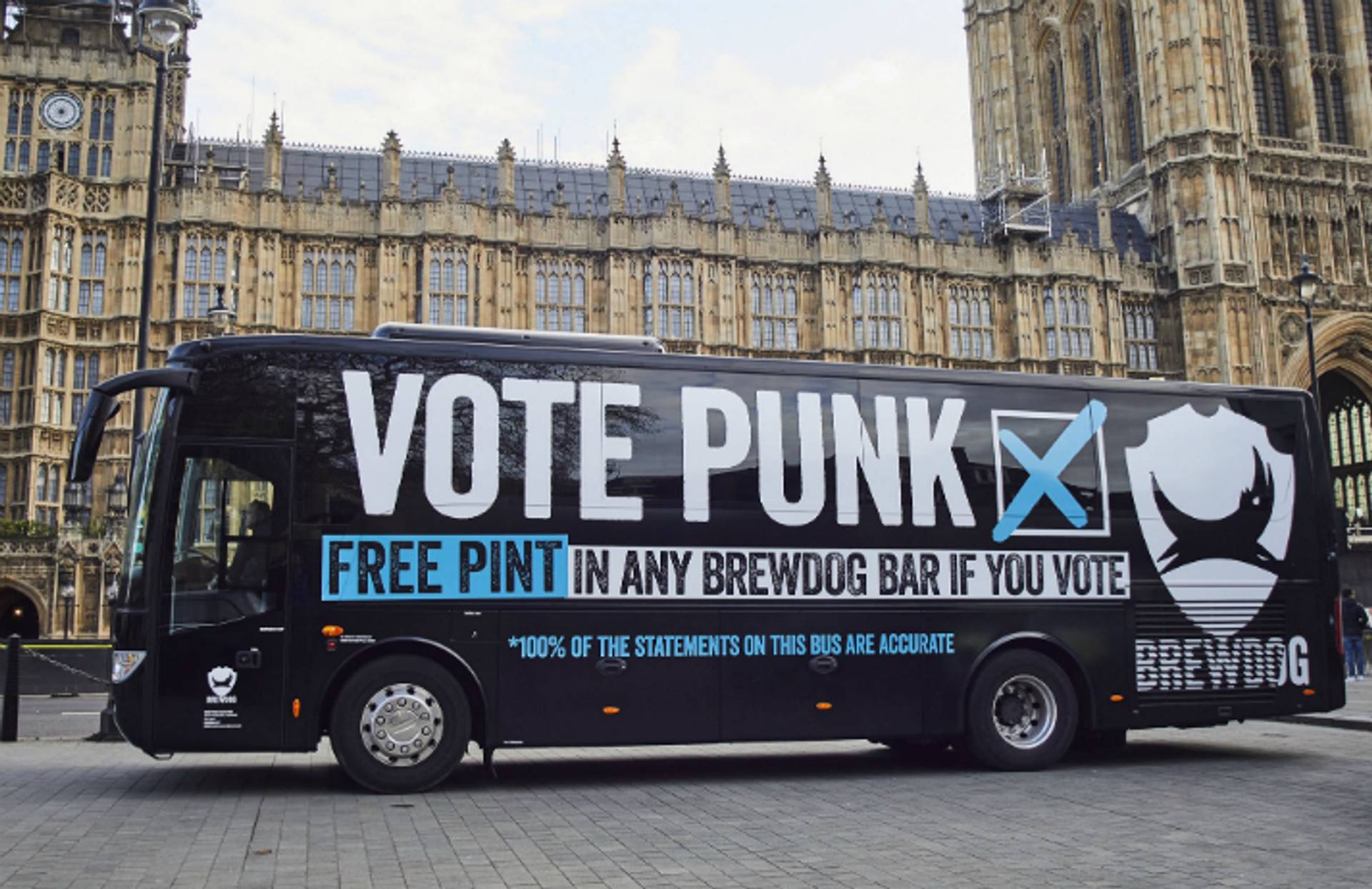 BrewDog mocks Brexit Bus to get fatigued Britons voting