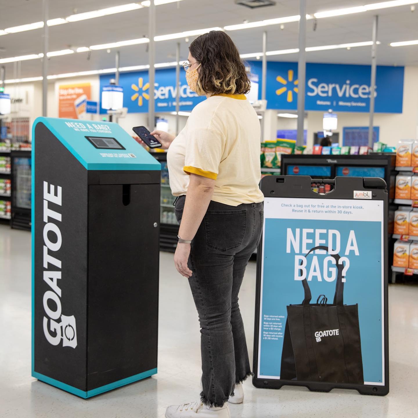 Goatote offers rentable bags for the plastic-conscious