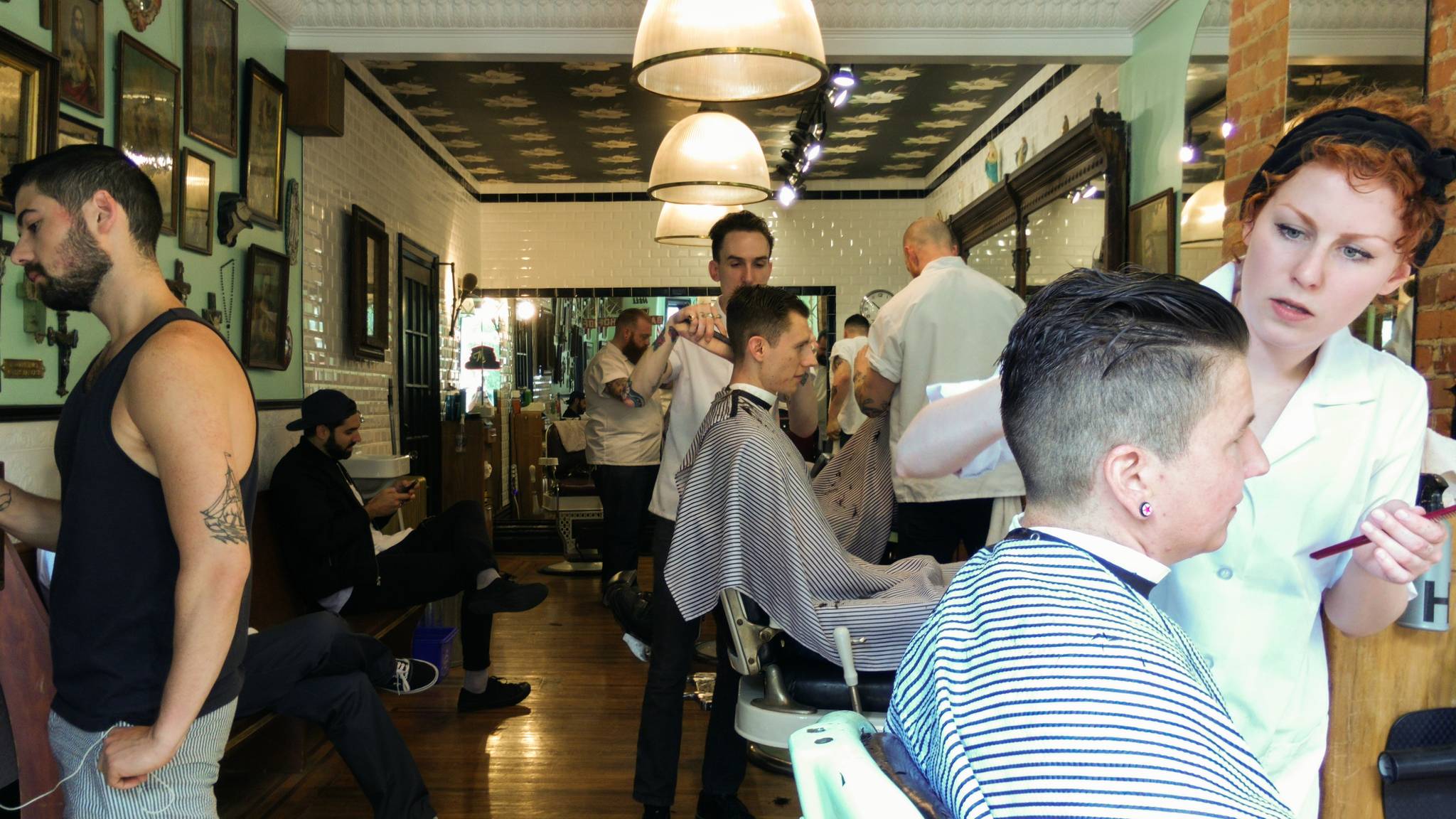 The classic barbershop is alive and well