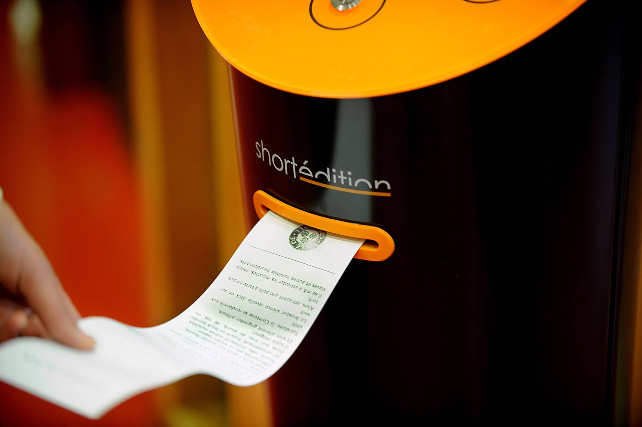 Vending machines in France dispense short stories