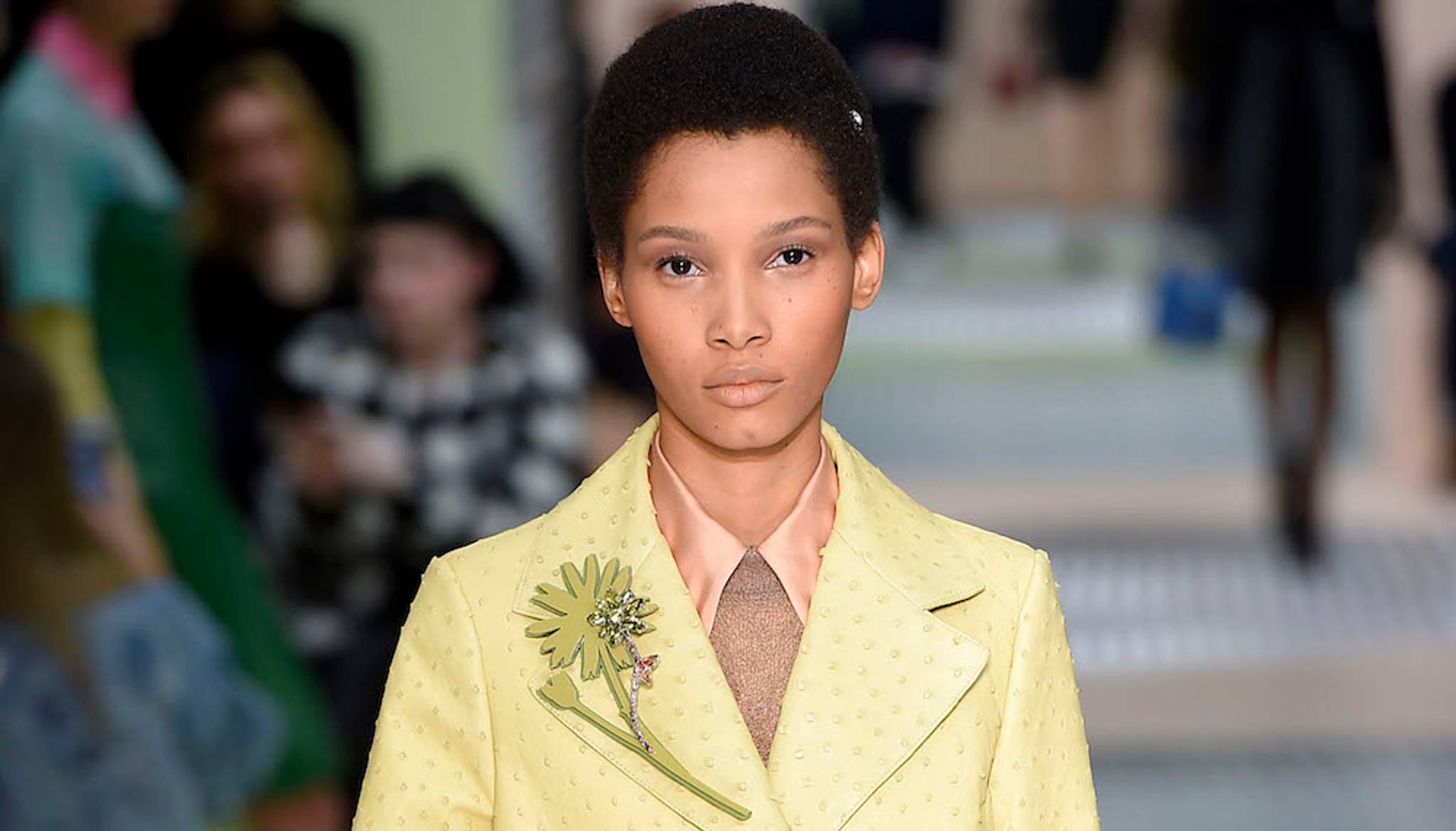 The afro takes centre stage at fashion week