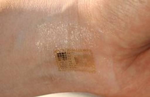 Electronic skin tattoo