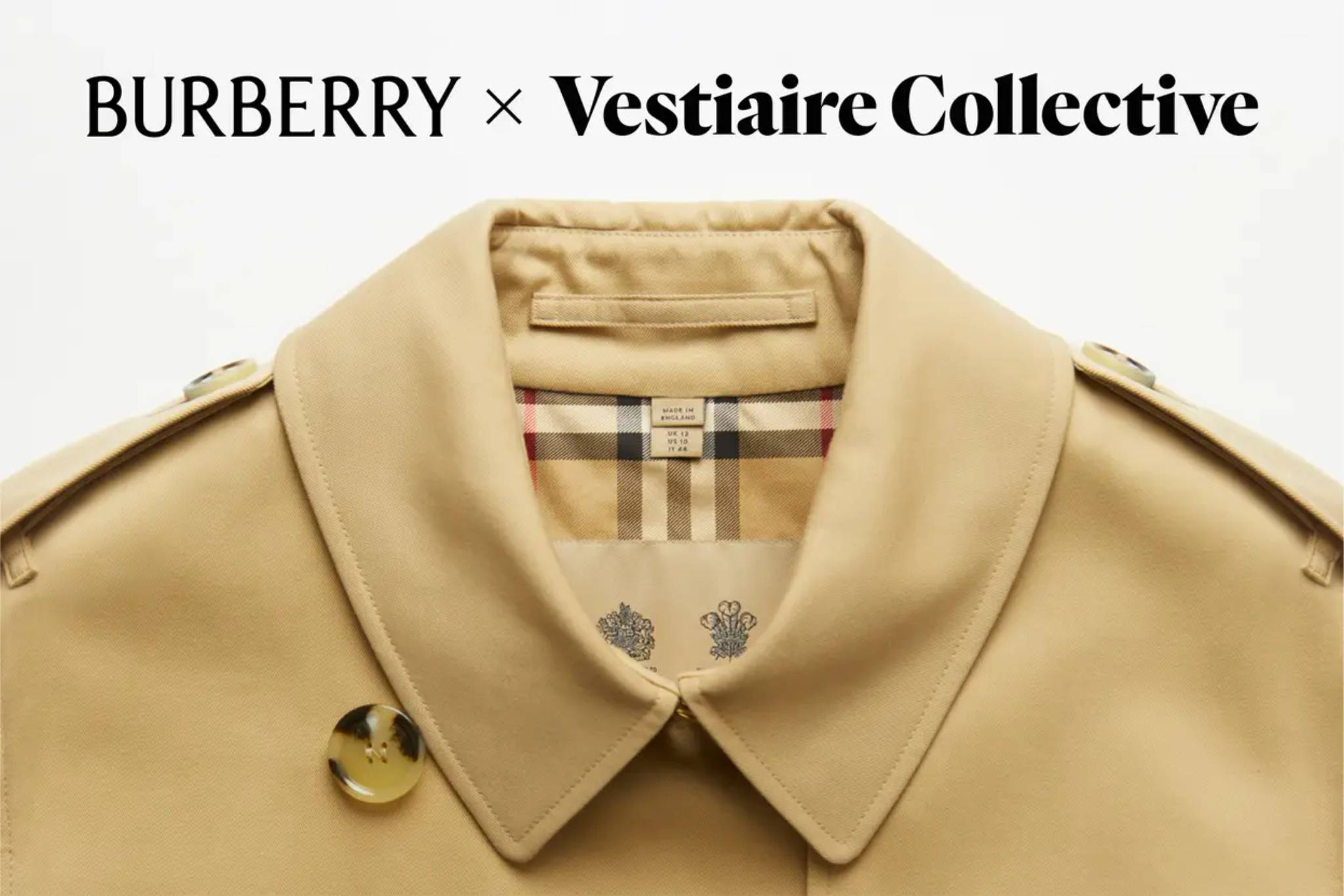 Vestiaire Collective x Burberry launch resale platform