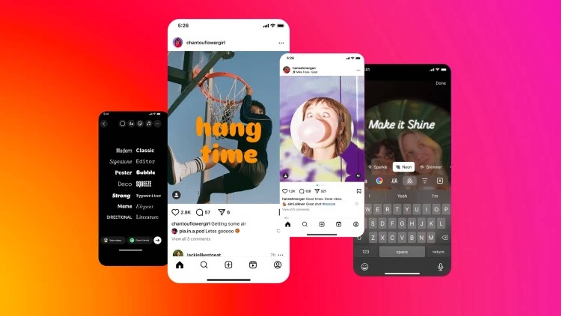 Instagram update courts desires for creative flexibility