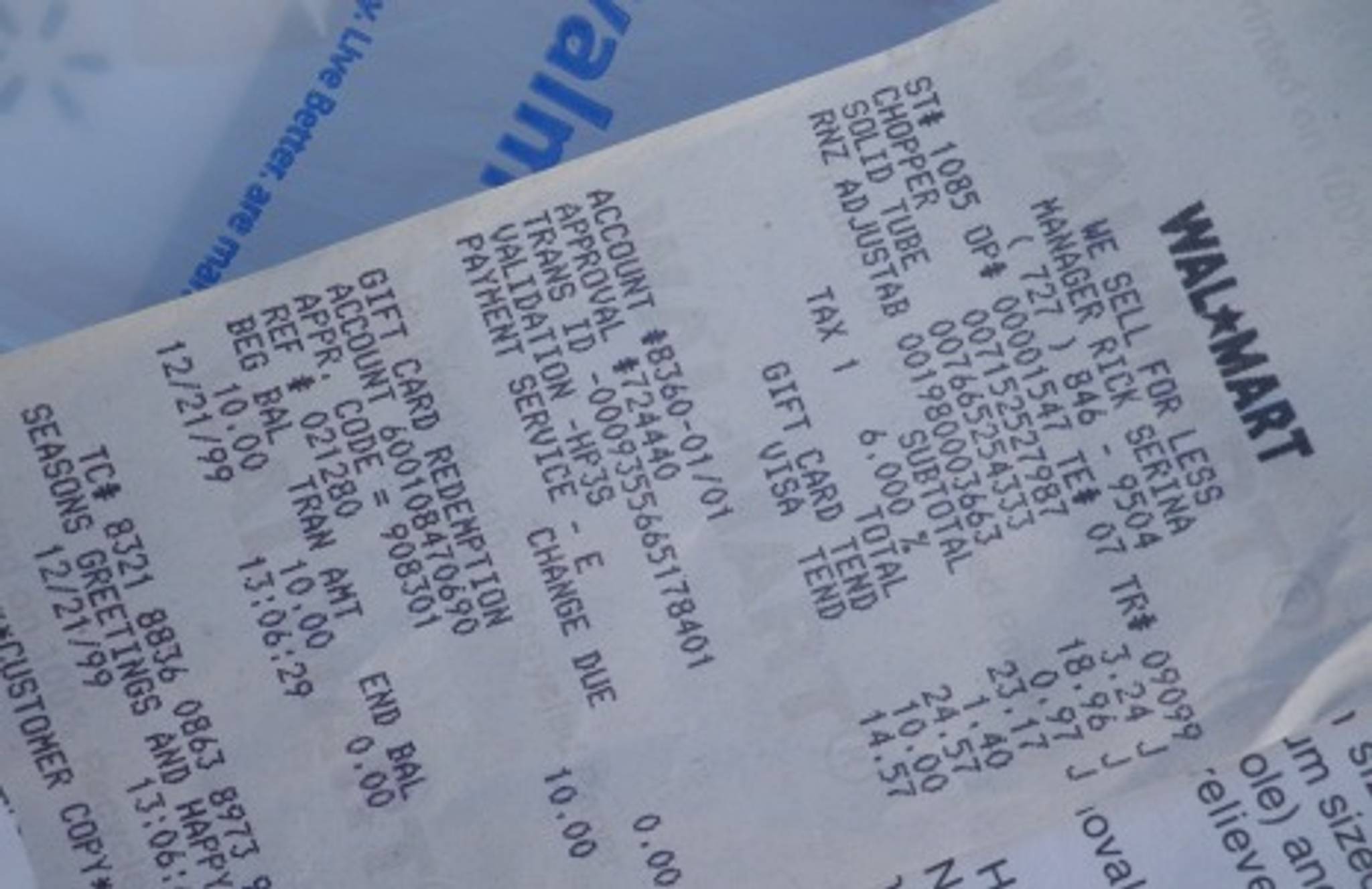 Get health advice from your receipts