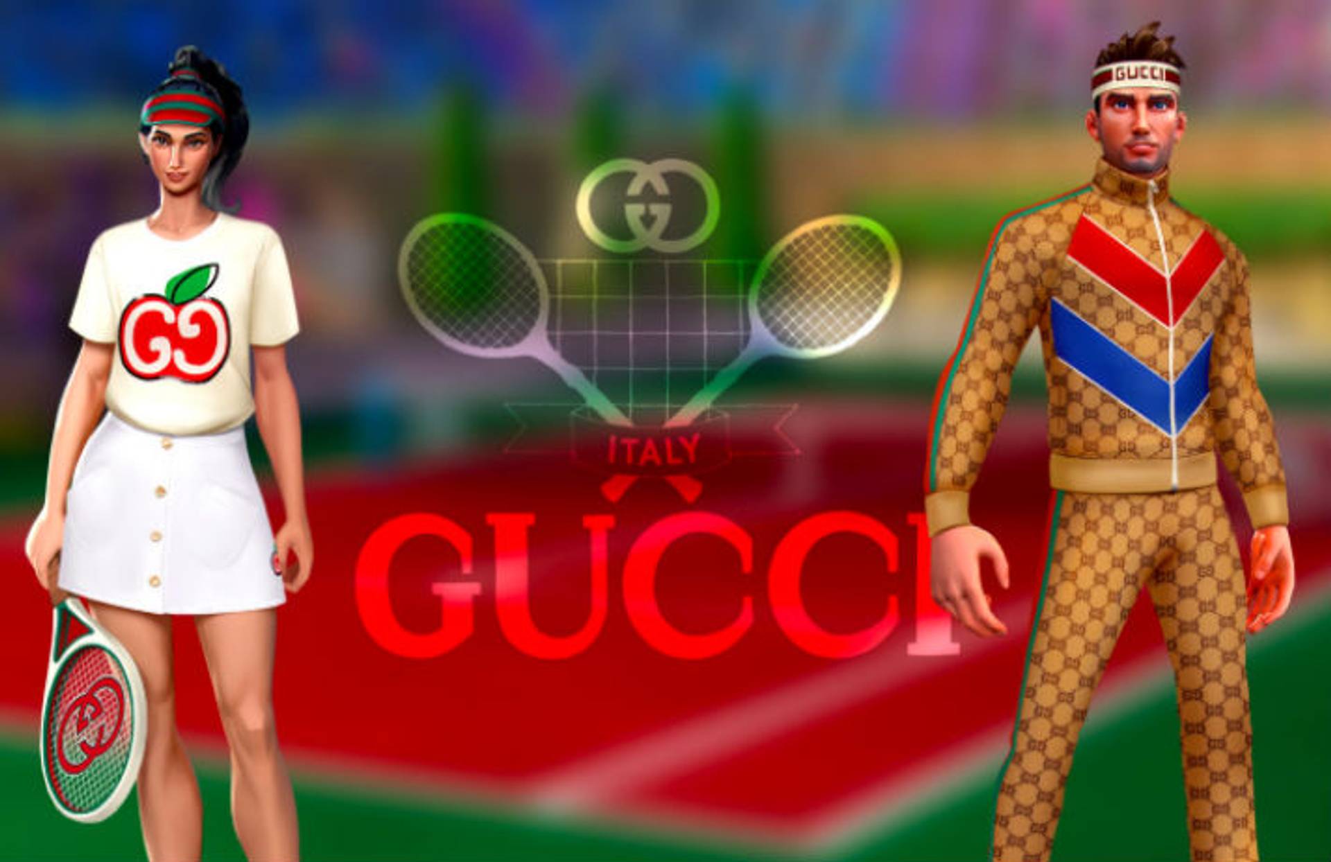 Gucci courts gamers with virtual tennis collection