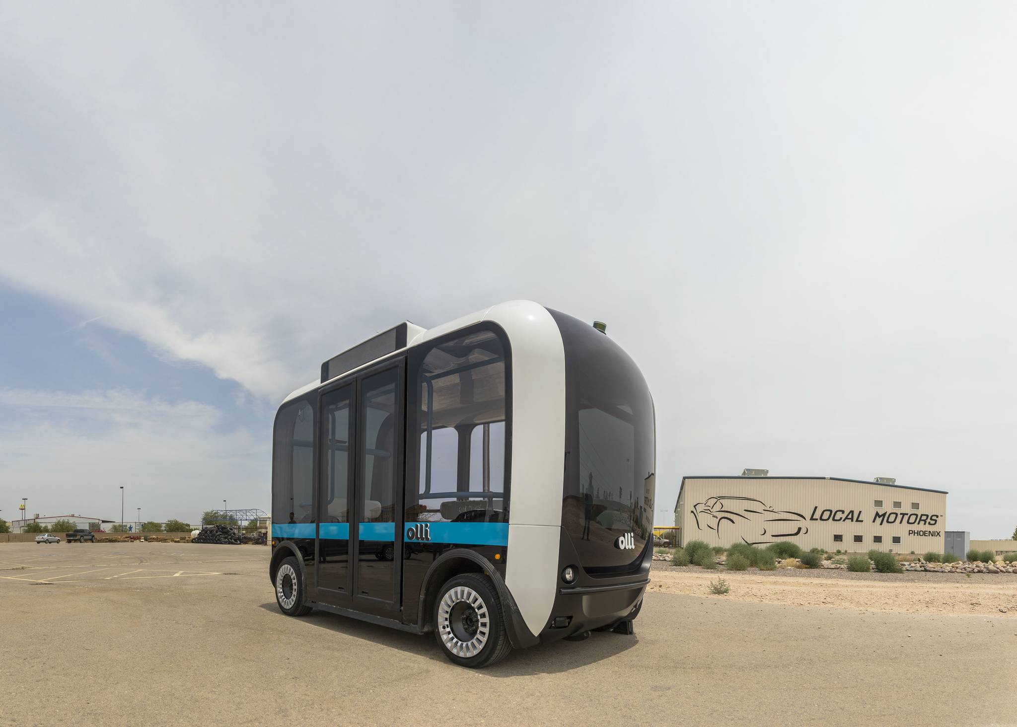 Olli is a driverless 3D-printed bus