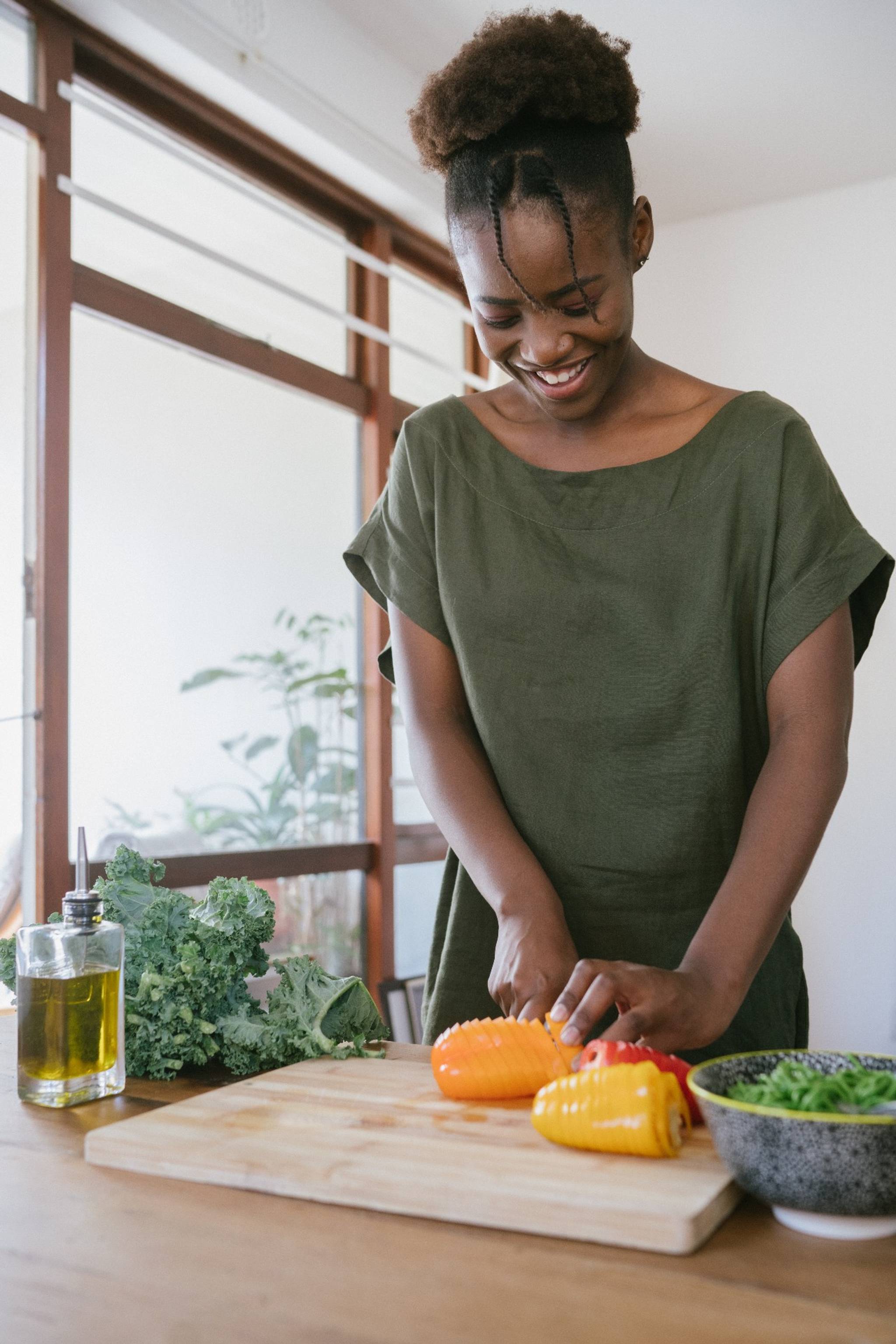 People are cooking to mark their time while at home