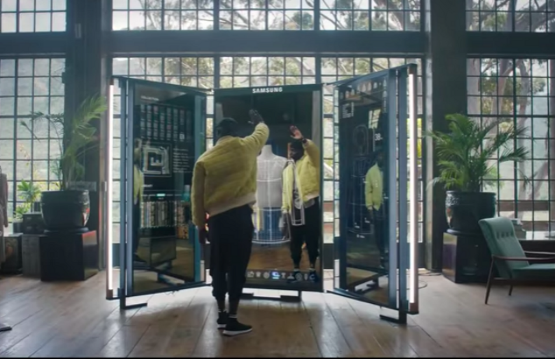 Samsung's futuristic spot prepares people for new tech