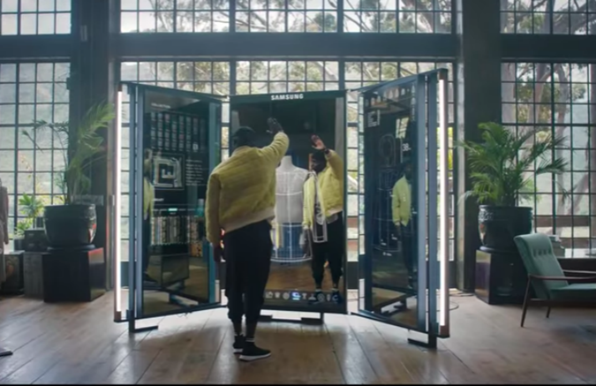 Samsung's futuristic spot prepares people for new tech