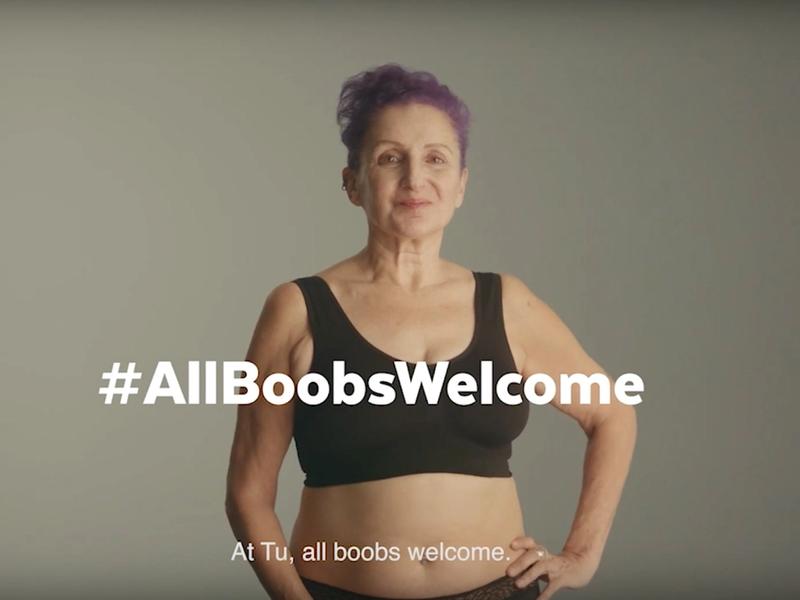 All Boobs Welcome' lingerie ad is for the female gaze