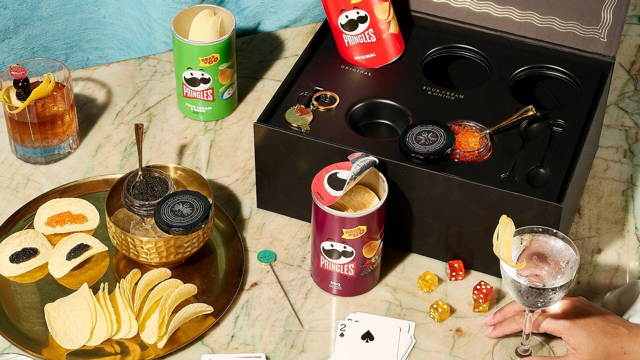 Pringles’ caviar collection brings luxury snacking home