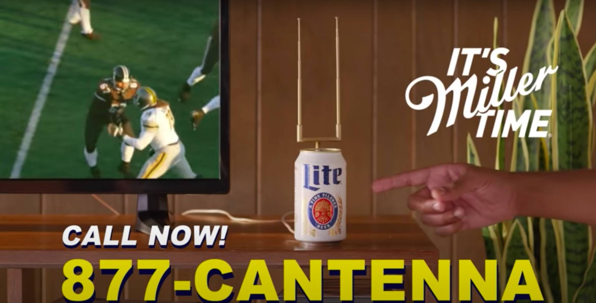Beer 'cantenna’ streams football for cord-cutters