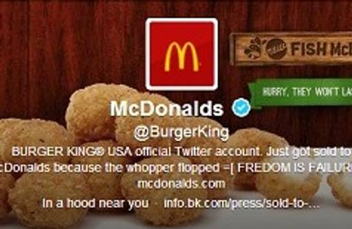 Burger King's Twitter hacked