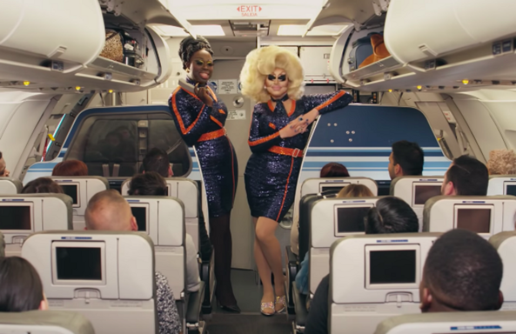 JetBlue gets sassy with stars from Rupaul’s drag race